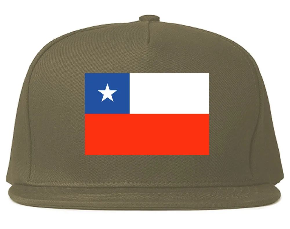 Chile Flag Country Printed Snapback Hat Cap