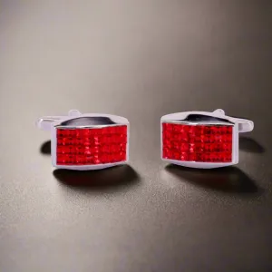 Chili Pepper Red Crystal in Cufflink (Online Exclusive)