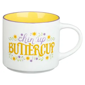 Chin Up Buttercup Ceramic Coffee Mug