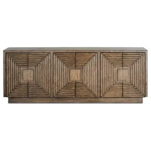 China Cove Oak Credenza