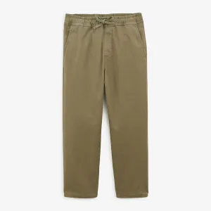 Chino 734 Junior avec taille élastiquée vert militaire