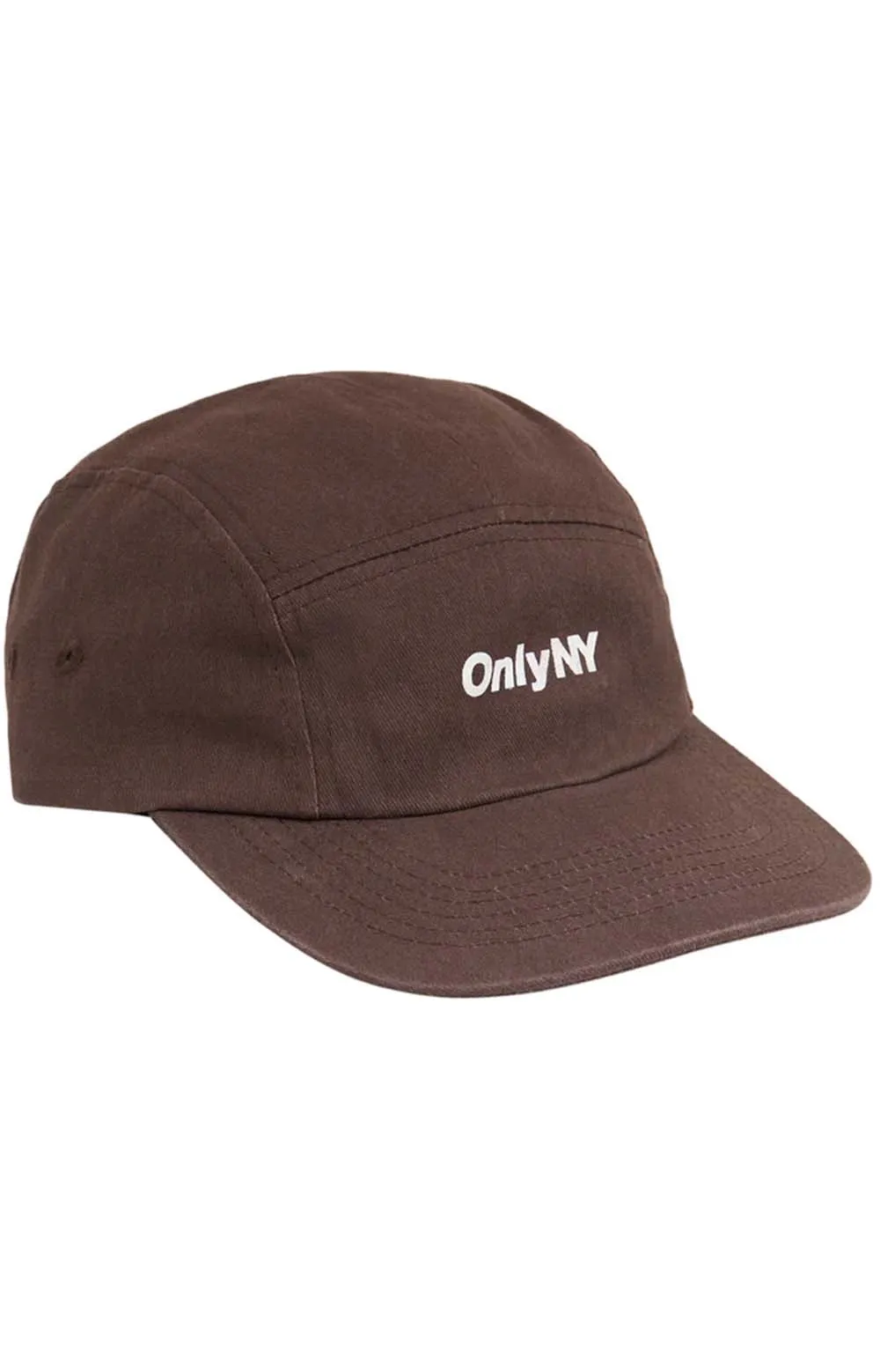 Chino Twill 5-Panel Cap - Dark Brown