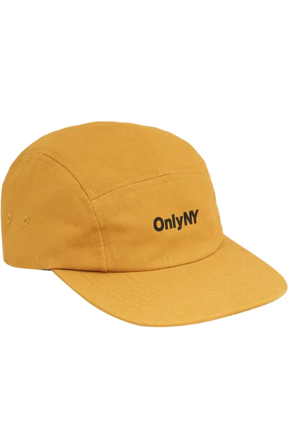 Chino Twill Logo 5 Panel Cap - Maize