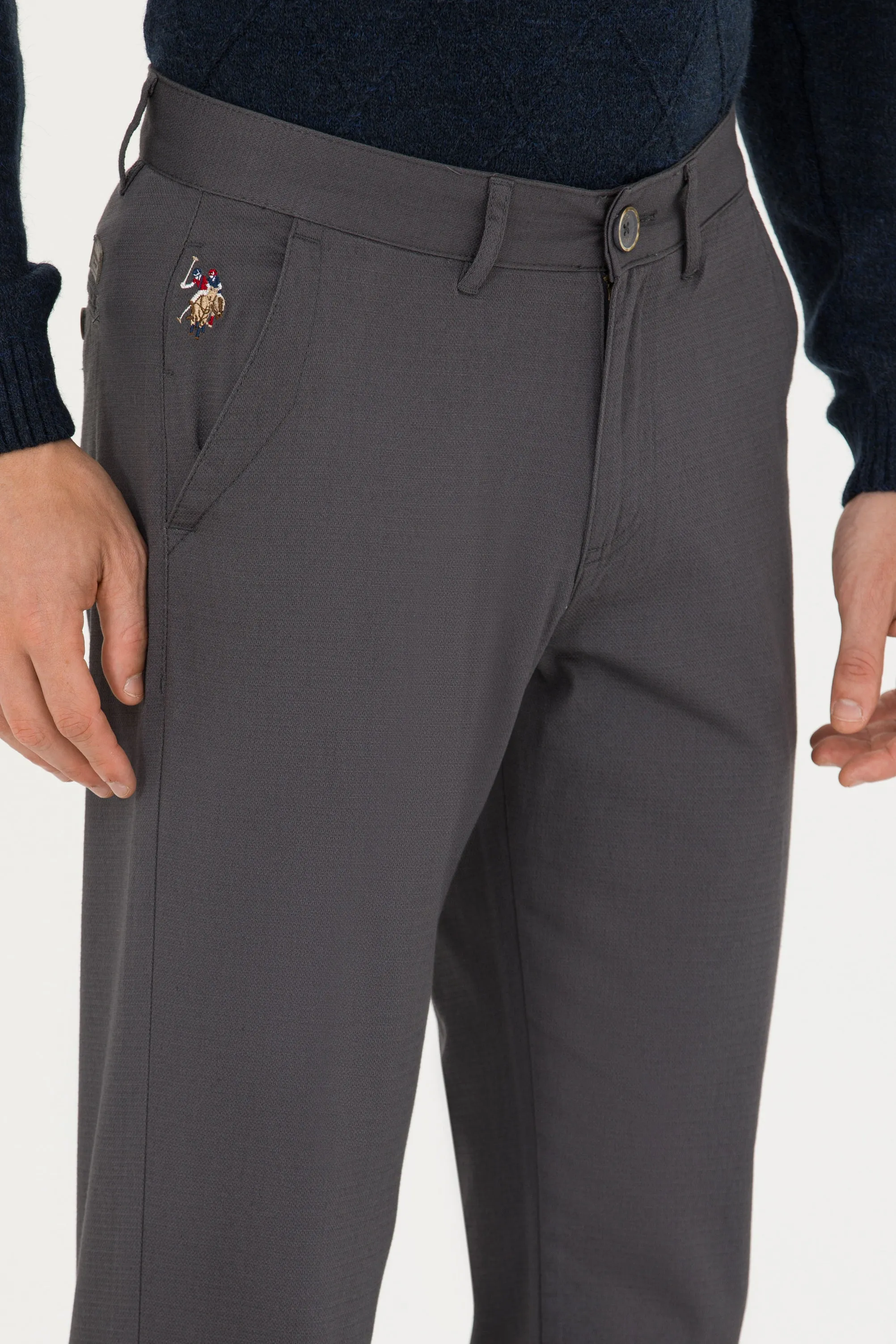 CHINOS KENZI-REG GRIS FONCÉ - 1675278VR006