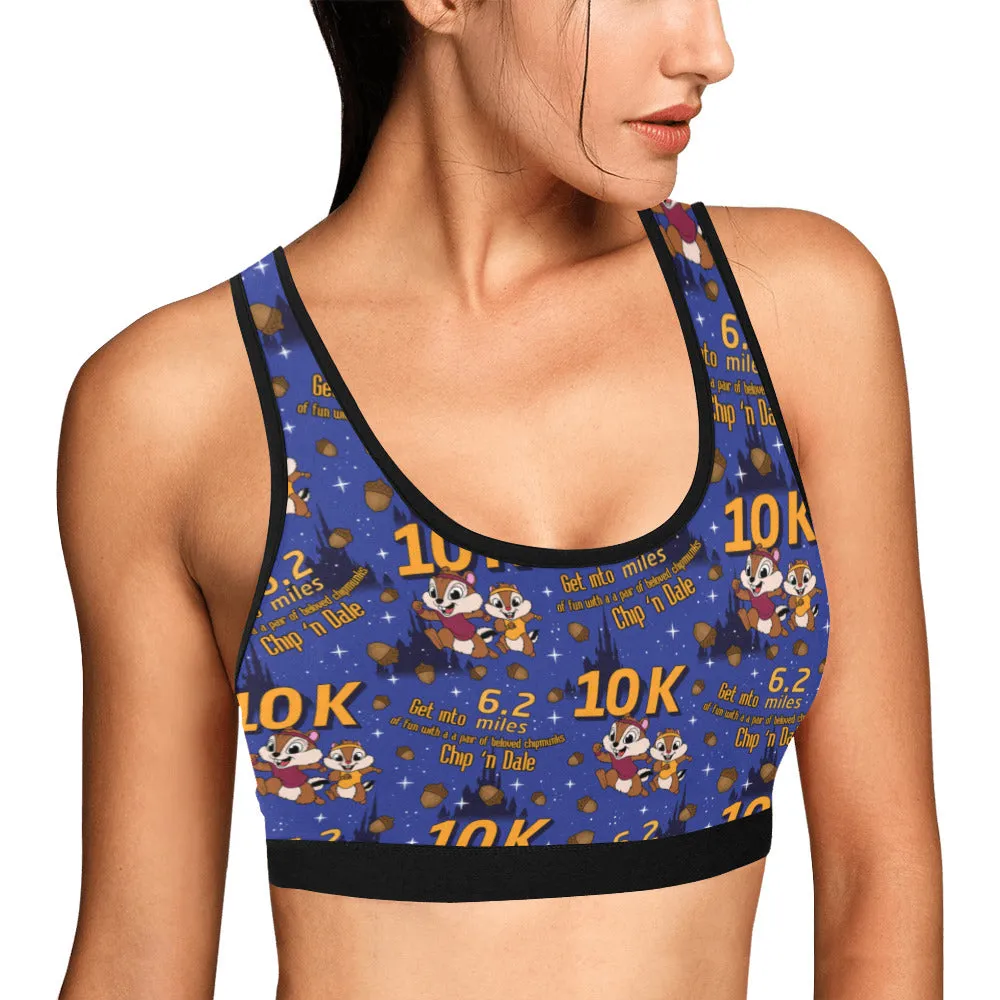 Chip And Dale 10K Women's Sports Bra