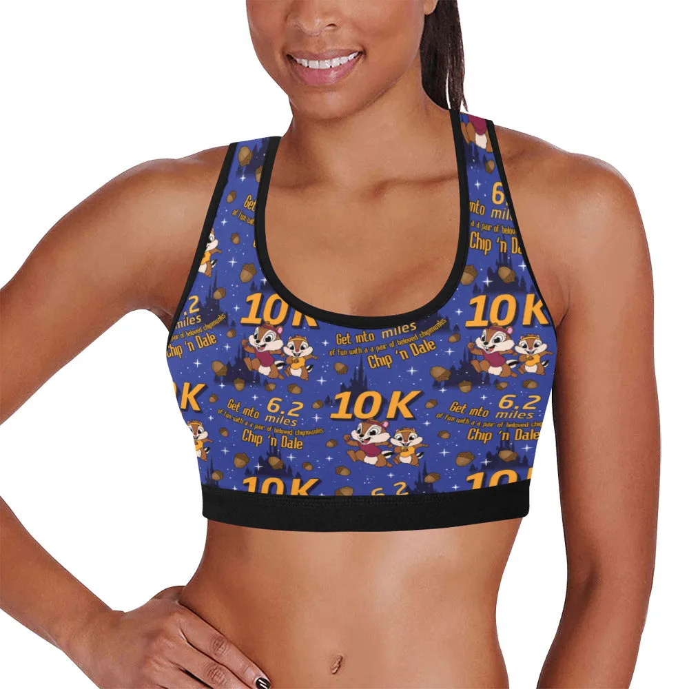 Chip And Dale 10K Women's Sports Bra