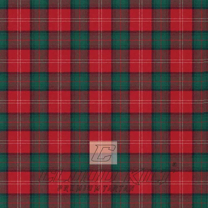 Chisholm Red Modern Premium Tartan Kilt