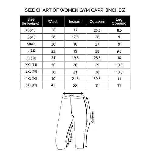 CHKOKKO Women's Slim Fit Polyester Capri (SPWMCAPRI04ANTHRA3XL_Grey_38)