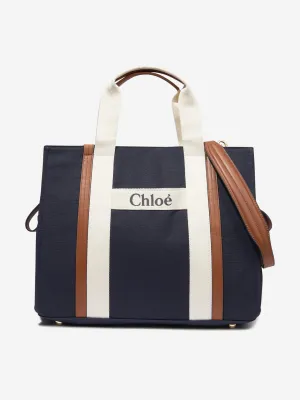 Chloé Baby Changing Bag With Mat And Pouch in Navy