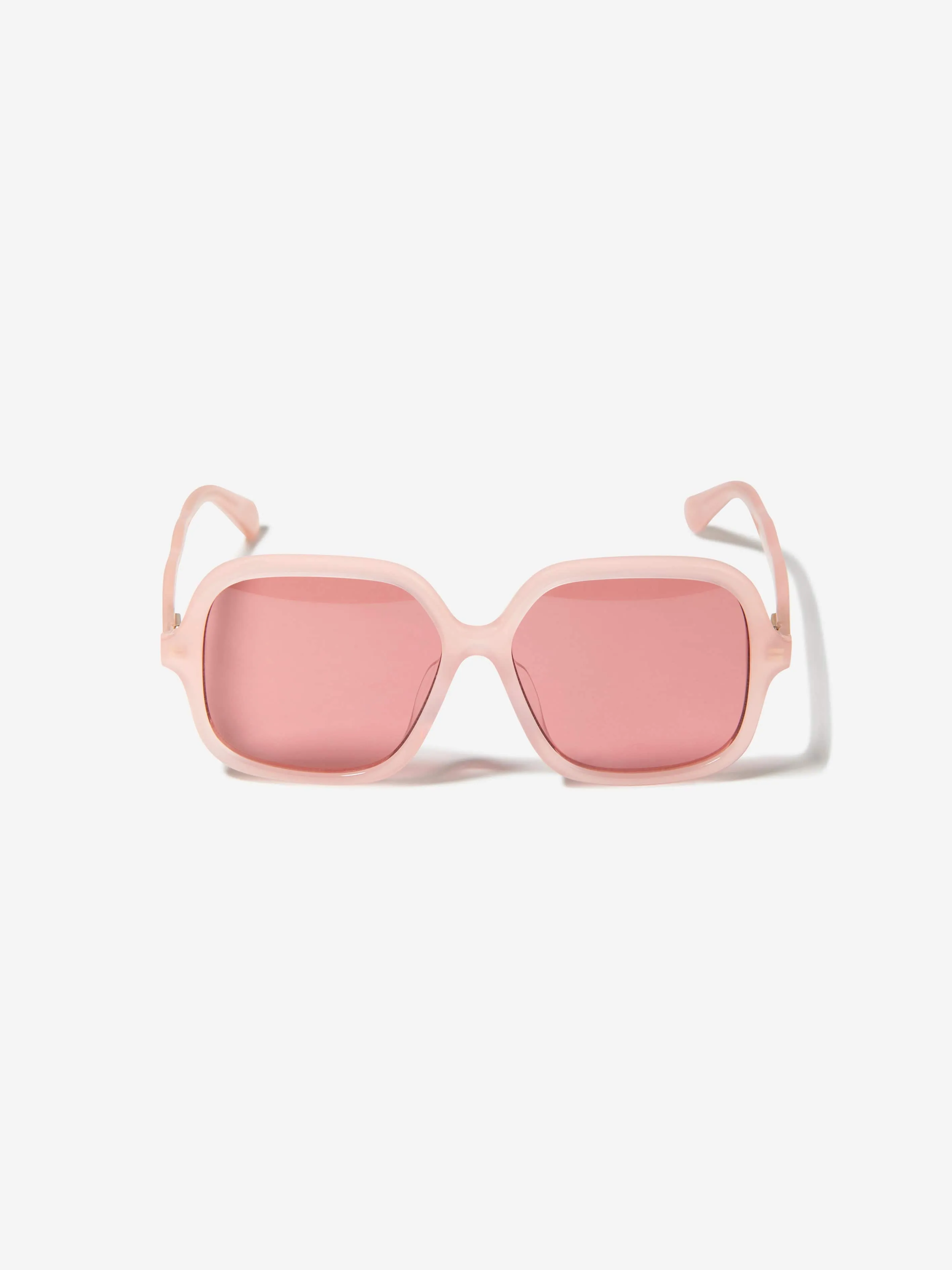 Chloé Girls Rectangular Sunglasses in Pink