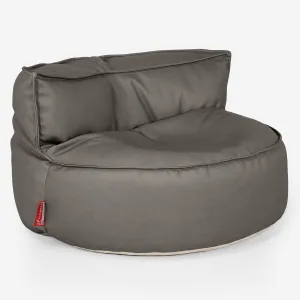 Chloe Bean Bag Sofa - Vegan Leather Grey