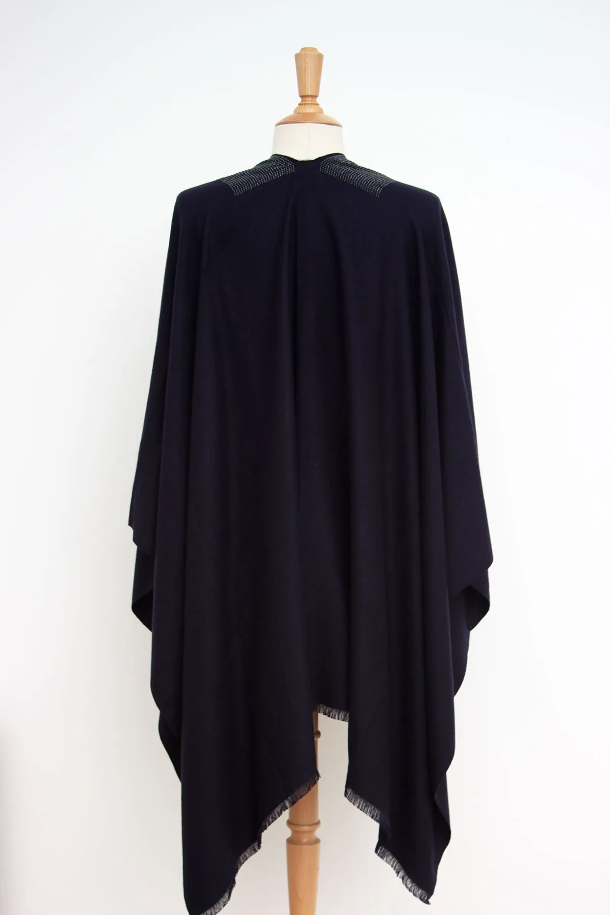 Chloe Cape: Navy