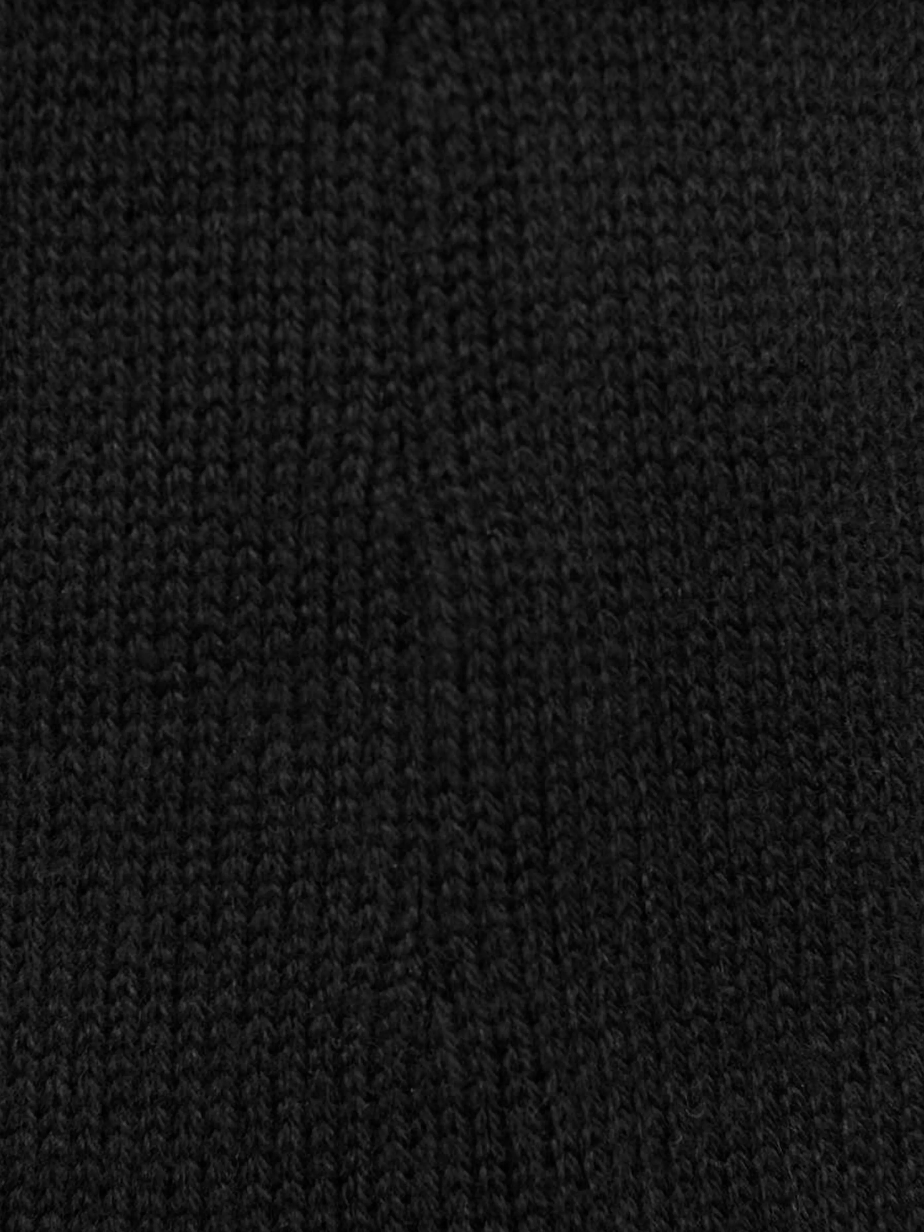 Chloe Girls Black Cotton Knitted Dress