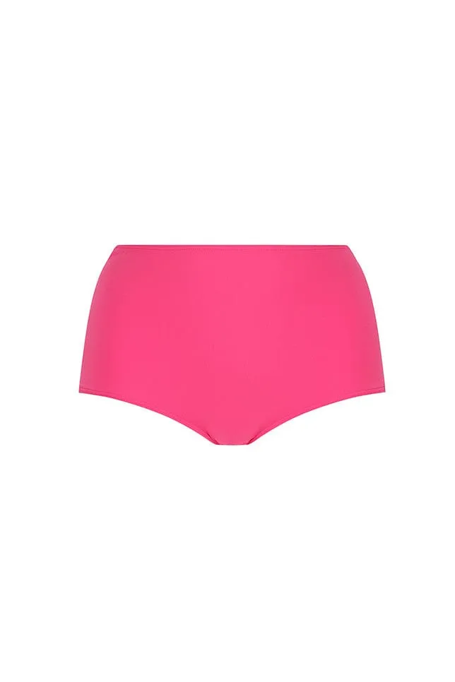 Chlorine Resistant Pink High Waisted Pant