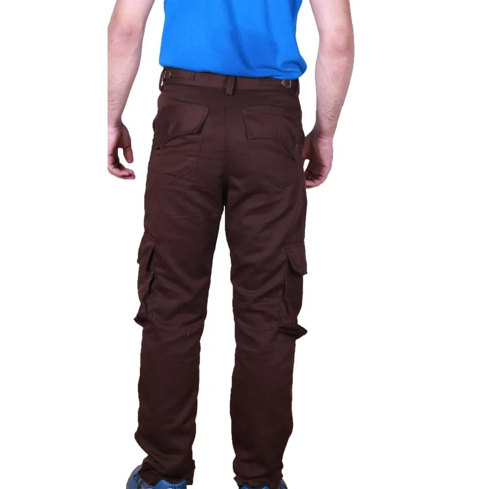 Chocolate Brown Cargo Pant For Work