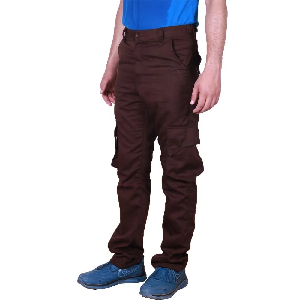 Chocolate Brown Cargo Pant For Work