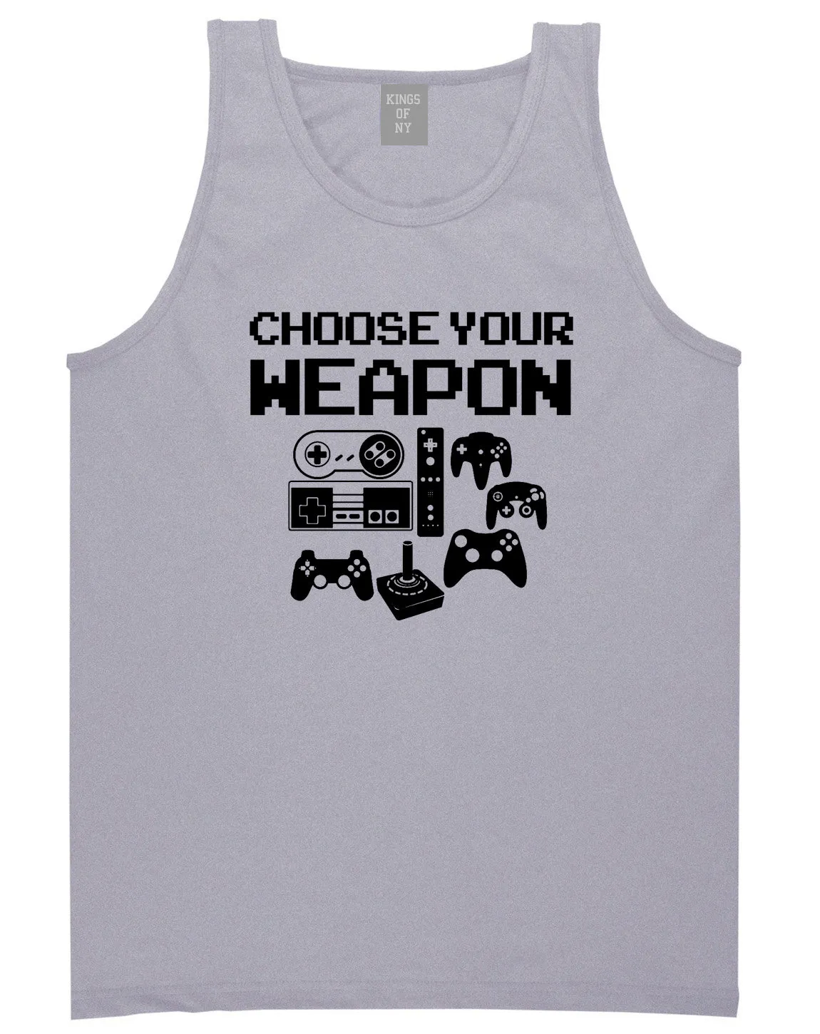 Choose Your Weapon Funny Gamer Mens Tank Top Shirt