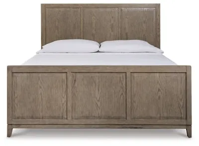 Chrestner California King Panel Bed with Dresser