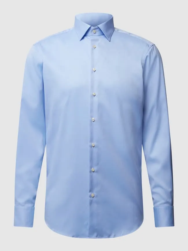 Christian Berg twill business shirt, light blue