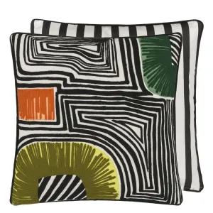 Christian Lacroix En Allant Aux Baux Cypres Throw Pillow