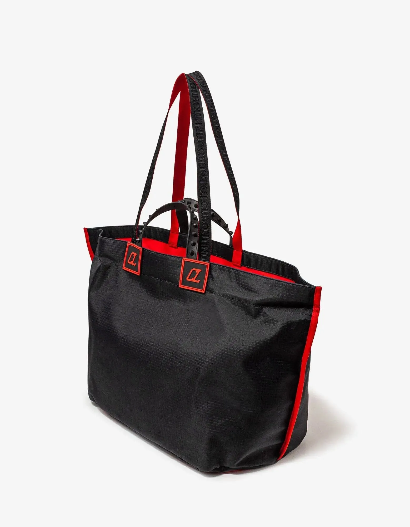 Christian Louboutin Black Loutote Beach Bag