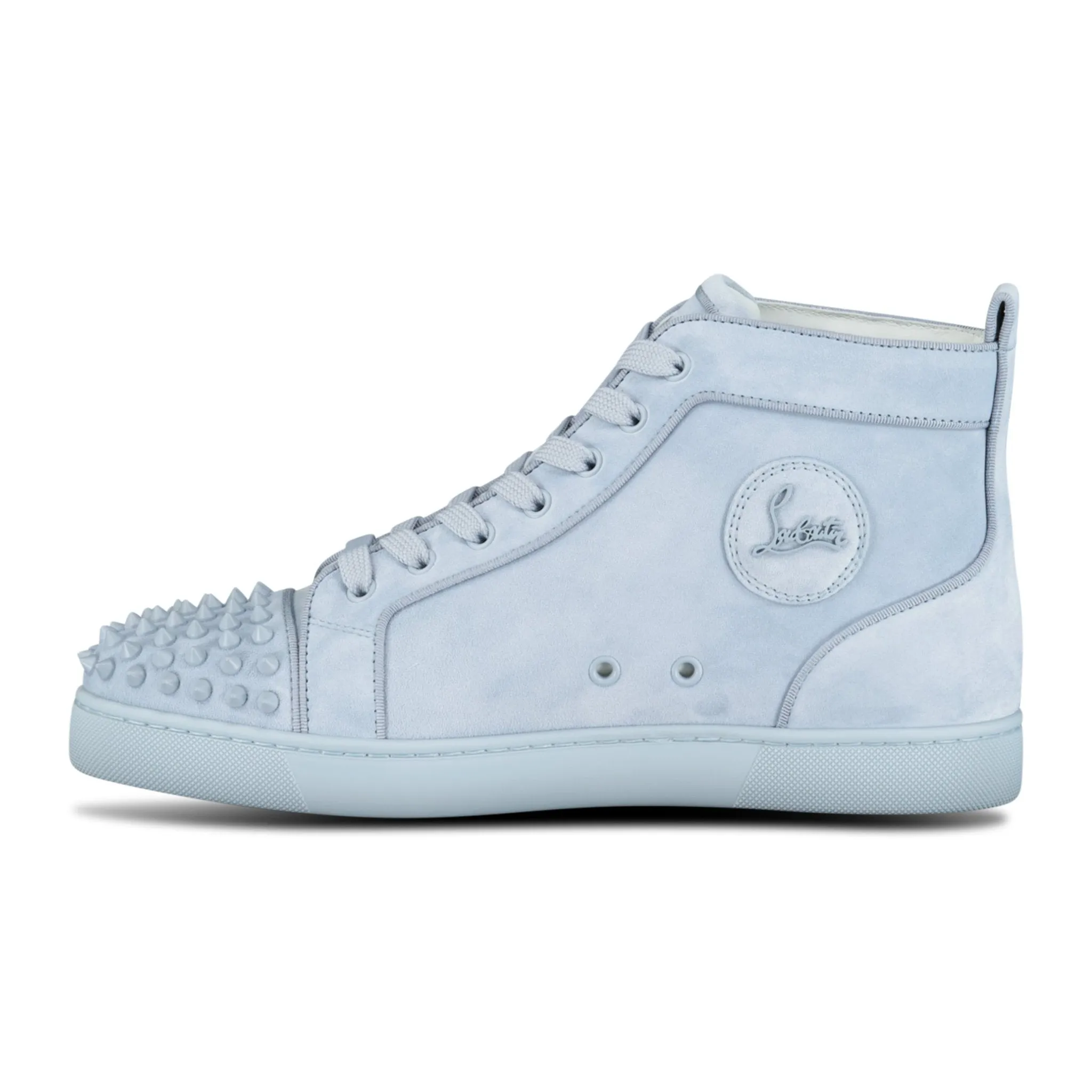 CHRISTIAN LOUBOUTIN LOUIS HIGH TOP TRAINERS BLUE