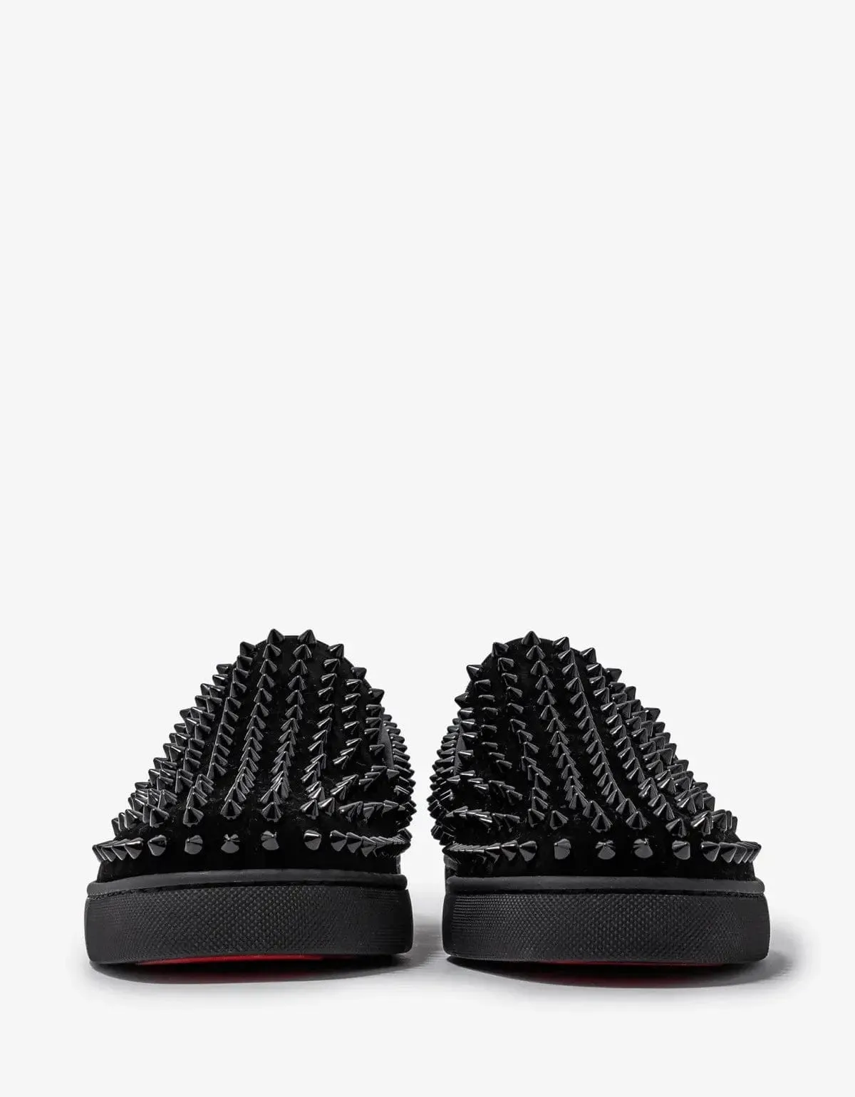 Christian Louboutin Roller-Boat Black Suede Trainers