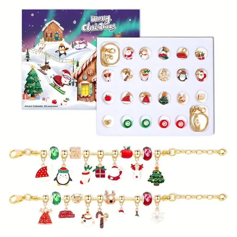 Christmas Advent Calendar DIY Jewelry Making Kit