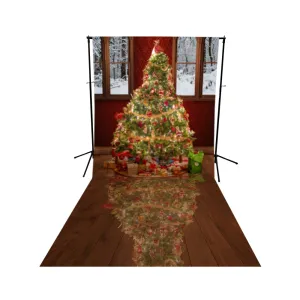 Christmas Ballroom Floor Extended Printed Backdrop