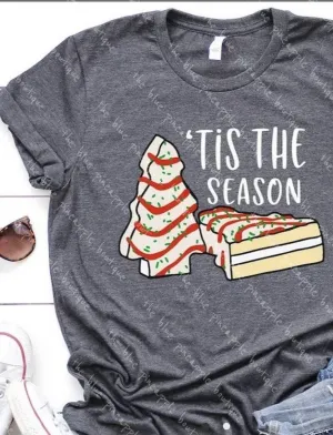 Christmas Cake Holiday/Christmas tee