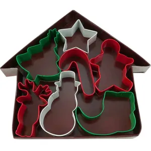 Christmas Color Cookie Cutters 7pc Set