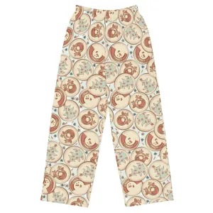 Christmas Cookies unisex wide-leg pants