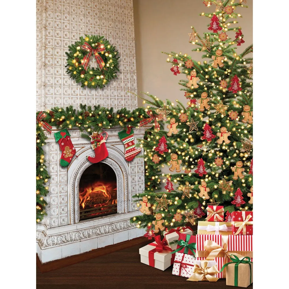 Christmas Corner Printed Backdrop