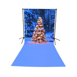 Christmas in the Forest Floor Extended Printed Backdrop