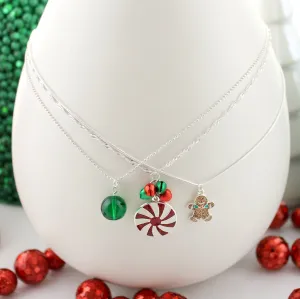 Christmas Jingle Bell Trio Necklace Set