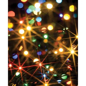 Christmas Lights Printed Backdrop