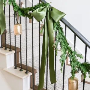 Christmas Olive BANISTER BOW™