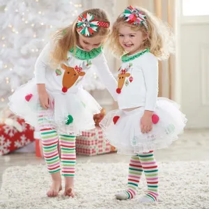 Christmas Reindeer Tutu Set