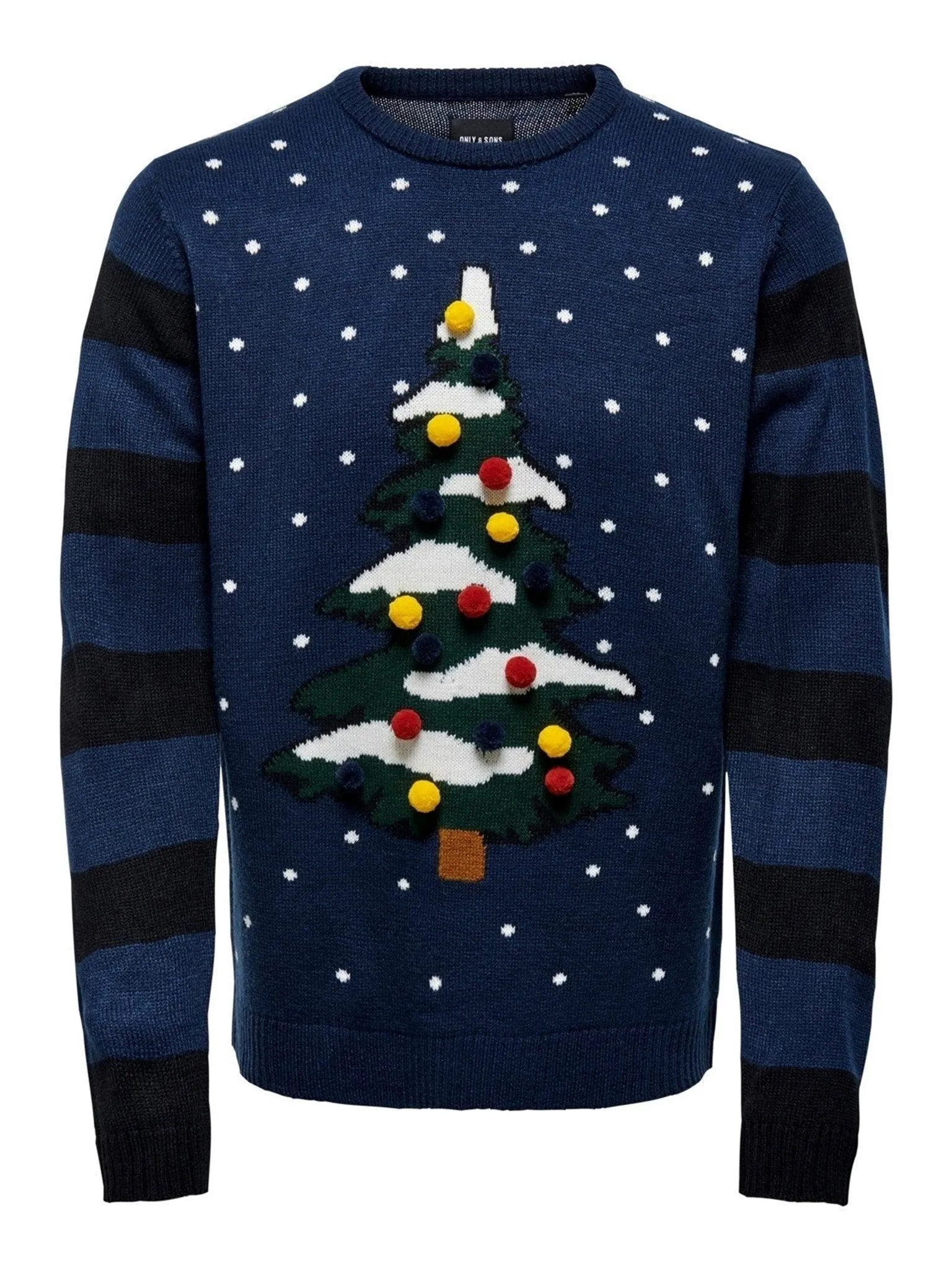 Christmas Tree Knit - Blue