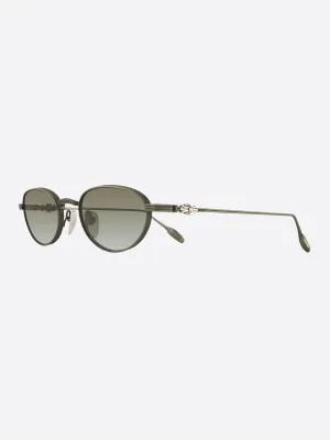 CHROME HEARTS CLITORIAL OLIVE SUNGLASSES