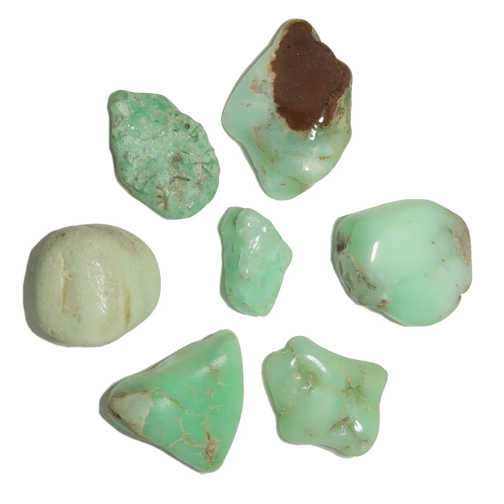 Chrysoprase Tumbled Stone Jubilee Green