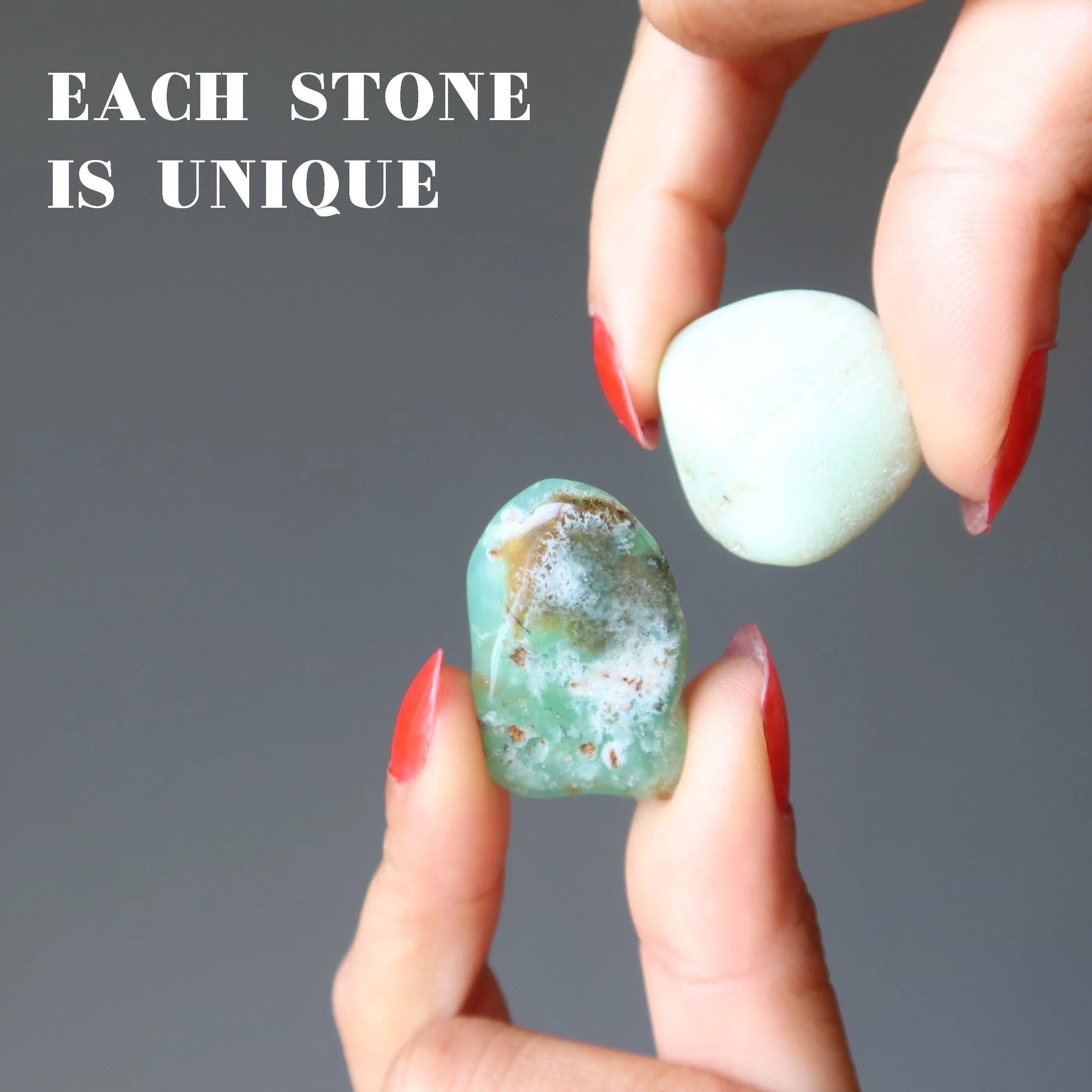 Chrysoprase Tumbled Stone Jubilee Green