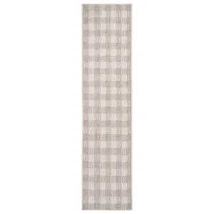 Chunky Beige Runner Rug - Etta