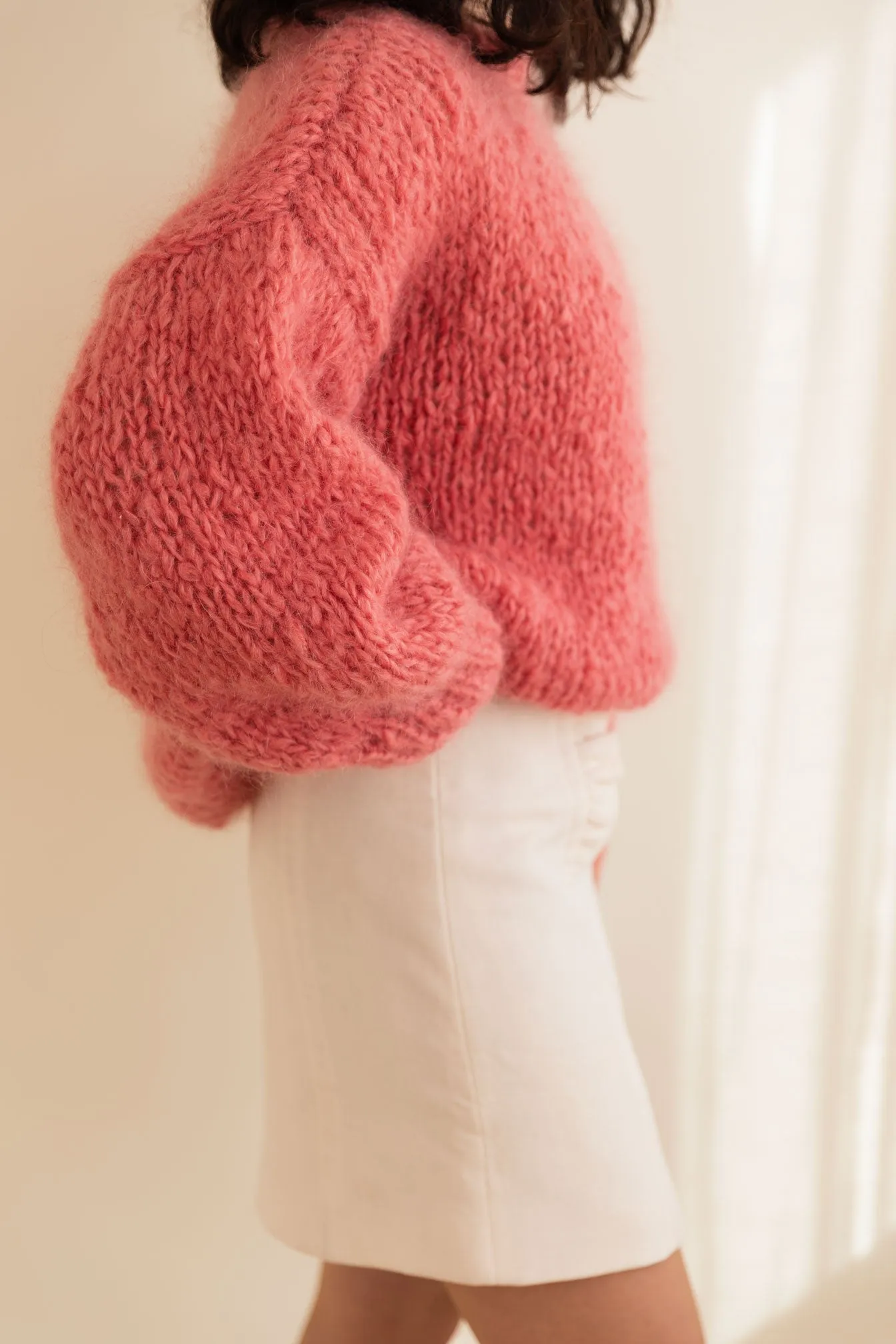 Chunky mohair sweater