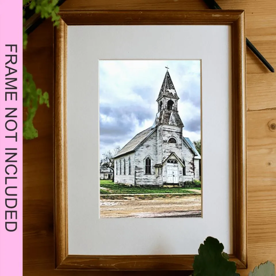 Church 1 - Christian Fine Art Prints - Christian Wall Art Prints - Christian Artwork - Religious Wall Decor - Best Prints For Home - Ciaocustom