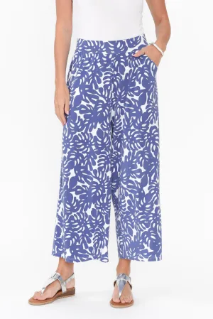 Ciara Lilac Leaf Bamboo Resort Pants