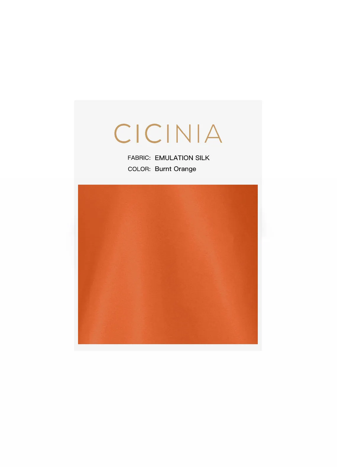 Cicinia Soft Satin/Emulation Silk Swatches UK