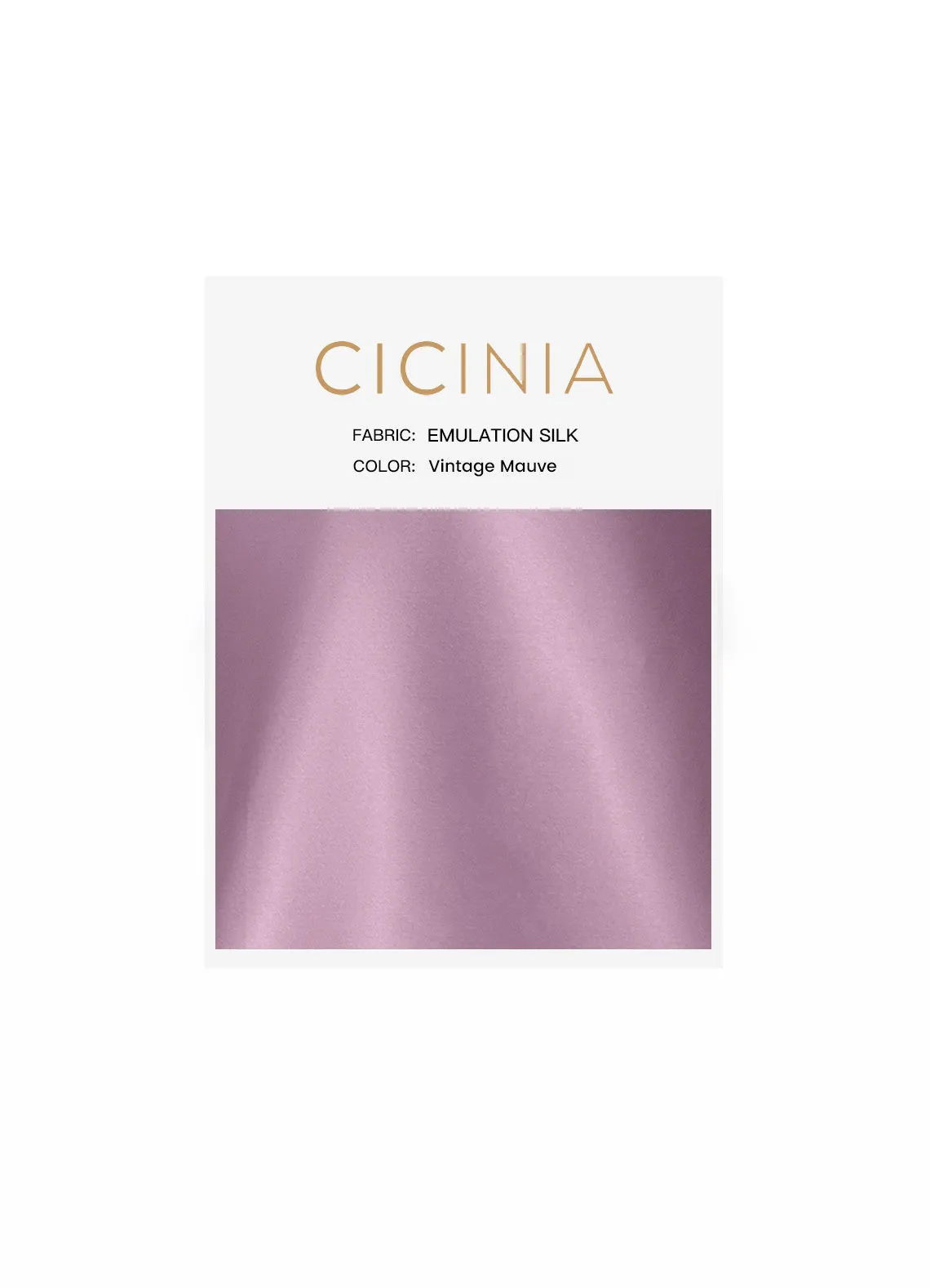 Cicinia Soft Satin/Emulation Silk Swatches UK