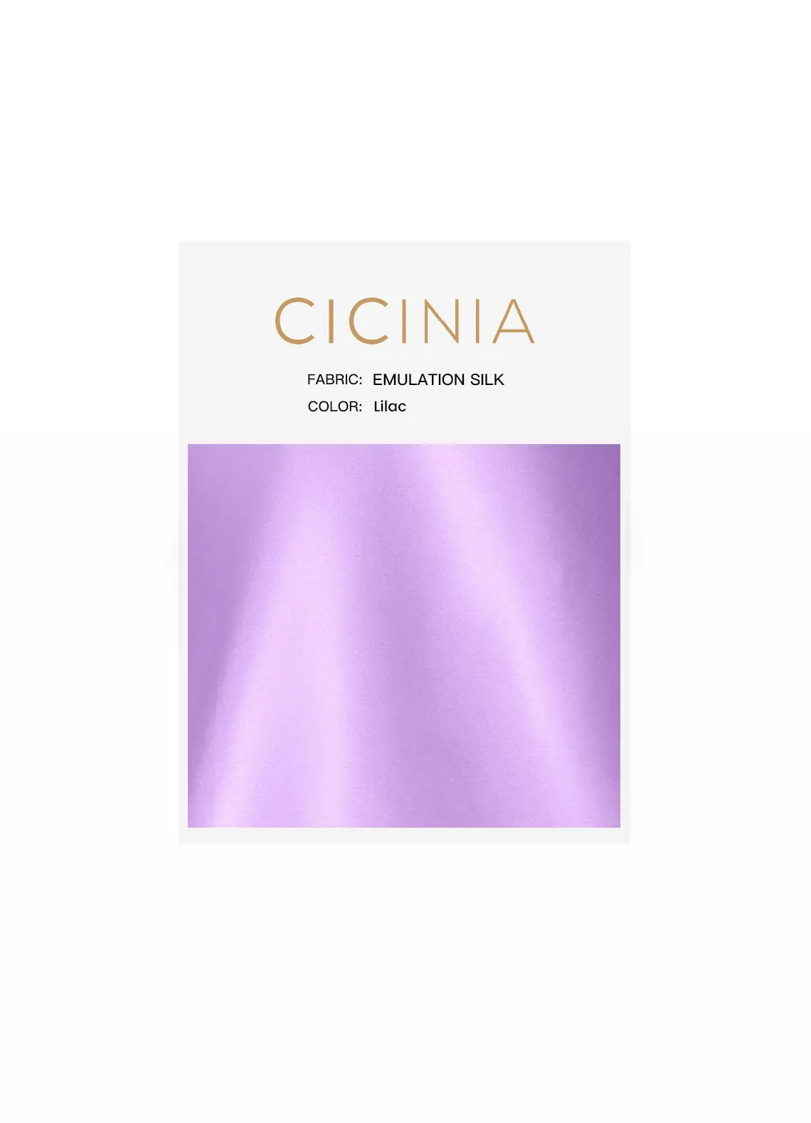 Cicinia Soft Satin/Emulation Silk Swatches UK