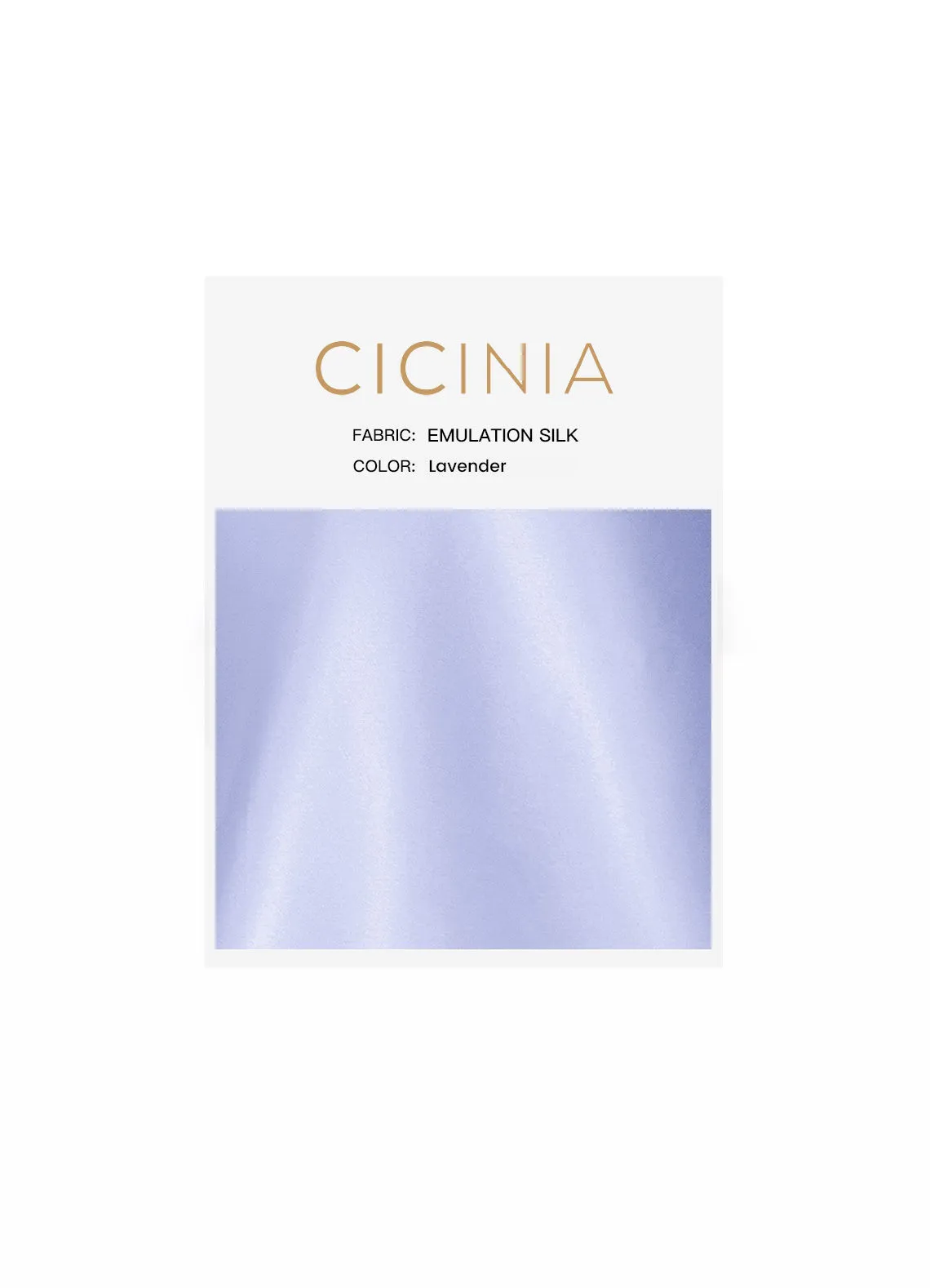 Cicinia Soft Satin/Emulation Silk Swatches UK